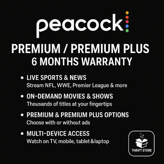 Peacock TV | 6 Months Peacock TV
