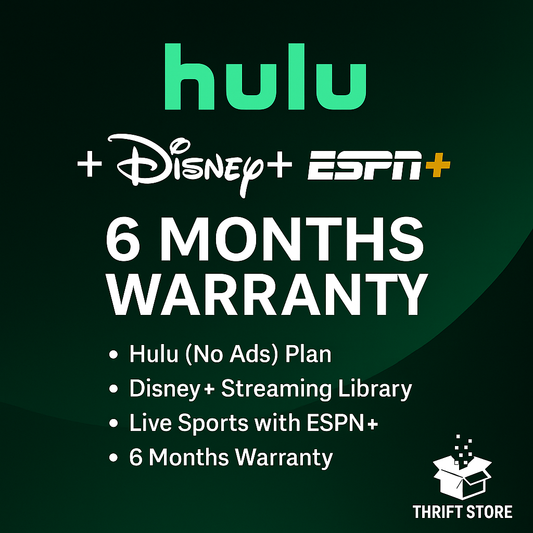 Hulu (No Ads) + Disney + ESPN+ | 6 Months