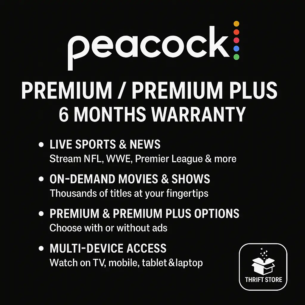 Peacock TV | 6 Months Peacock TV