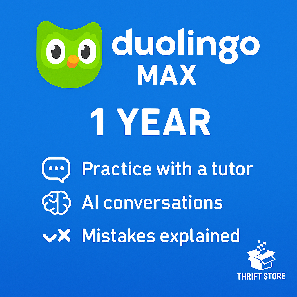 Duolingo Max - 1 Year Upgrade [GLOBAL]